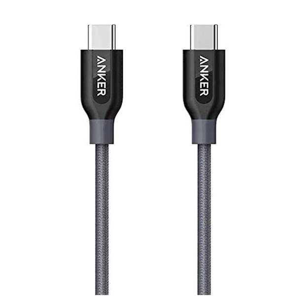 USB კაბელი Anker A8187HA1 Powerline+ USB-C to USB-C Gray